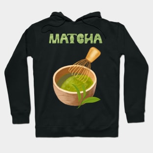 Matcha green tea fan gift Hoodie